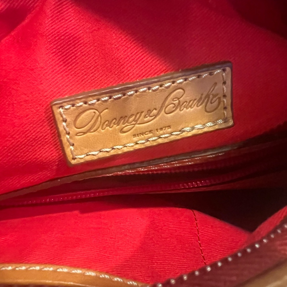 Dooney & Bourke Blush and Brown Leather Bag - Picture 4 of 6